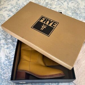 Frye Mustard Leather Boots